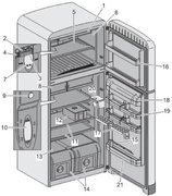 Холодильник Smeg FAB50B фото 4 в Санкт-Петербурге