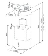 Вытяжка Faber CYLINDRA ISOLA GLOSS  EG10 W A37 фото 2 в Санкт-Петербурге