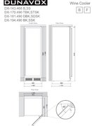 Винный шкаф Dunavox DX-143.468B фото 4 в Санкт-Петербурге