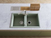 Мойка Omoikiri Kitagawa 83-2-U WG фото 2 в Санкт-Петербурге