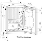 Минибар Dometic RH 430 NTE фото 4 в Санкт-Петербурге