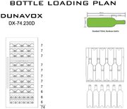 Винный шкаф Dunavox DX-74.230DW фото 4 в Санкт-Петербурге