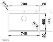 Мойка BLANCO ANDANO 700-IF/A нержавеющая сталь, клапан-автомат фото 3 в Санкт-Петербурге Мойка BLANCO ANDANO 700-IF/A нержавеющая сталь, клапан-автомат фото 3 в Санкт-Петербурге