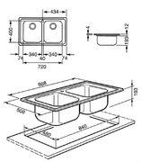 Мойка Смег LE862 фото 2 в Санкт-Петербурге Мойка Smeg LE862 фото 2 в Санкт-Петербурге