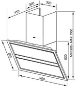 Вытяжка Smeg KCVB9B фото 2 в Санкт-Петербурге