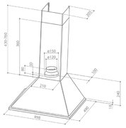 Вытяжка Faber SYNTHESIS X A90 PB фото 3 в Санкт-Петербурге