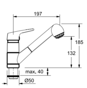 Смеситель Franke 470-1 хром фото 3 в Санкт-Петербурге