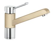 Смеситель Бланко Zenos chrome/Silgranit шампань фото в Санкт-Петербурге Смеситель Blanco Zenos chrome/Silgranit шампань фото в Санкт-Петербурге