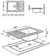 Мойка Смег LGR861 фото 2 в Санкт-Петербурге Мойка Smeg LGR861 фото 2 в Санкт-Петербурге