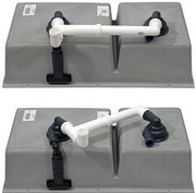 Мойка Blanco SUBLINE 480/320-U серый бежевый клапан-автомат InFino 523591 фото 2 в Санкт-Петербурге