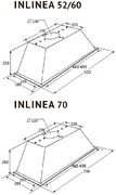 Встраиваемая вытяжка Kuppersberg INLINEA 70 WX фото 4 в Санкт-Петербурге