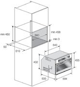 Встраиваемая микроволновая печь Fulgor Milano FCMO 4511 TM BK фото 4 в Санкт-Петербурге