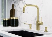 Дозатор для жидкого мыла Blanco LIVIA 526698 сатиновое золото фото 2 в Санкт-Петербурге