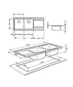 Мойка Смег LE116D фото 2 в Санкт-Петербурге Мойка Smeg LE116D фото 2 в Санкт-Петербурге