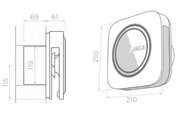 Воздухоочиститель Elica SNAP Wi-Fi WHITE фото 2 в Санкт-Петербурге