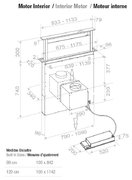 Встраиваемая в столешницу вытяжка Pando E-320/120 INOX V.2000 фото 4 в Санкт-Петербурге