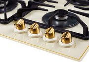 Газовая варочная поверхность Kuppersberg FQ663 C Gold фото 2 в Санкт-Петербурге