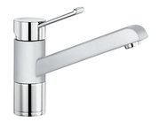 Смеситель Бланко Zenos chrome/Silgranit белый фото в Санкт-Петербурге Смеситель Blanco Zenos chrome/Silgranit белый фото в Санкт-Петербурге