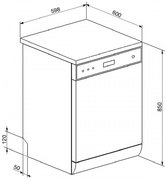 Посудомоечная машина Smeg LVS137SX фото 2 в Санкт-Петербурге