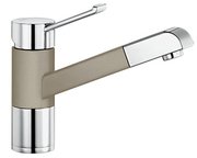 Смеситель Бланко Zenos-S chrome/Silgranit серый беж фото в Санкт-Петербурге Смеситель Blanco Zenos-S chrome/Silgranit серый беж фото в Санкт-Петербурге