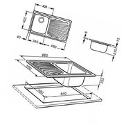 Мойка Смег SP861D фото 2 в Санкт-Петербурге Мойка Smeg SP861D фото 2 в Санкт-Петербурге