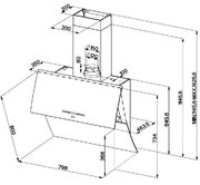 Вытяжка Faber MIRROR WH BRS X/V A80 LOGIC фото 3 в Санкт-Петербурге