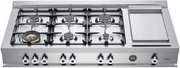Комбинированная варочная панель Bertazzoni CB486G00X Комбинированная варочная панель Bertazzoni CB486G00X