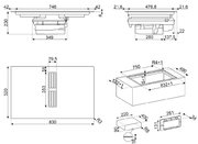 Варочная панель со встроенной вытяжкой Smeg HOBD482D2 фото 2 в Санкт-Петербурге
