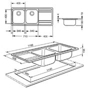 Мойка Смег LE116S фото 2 в Санкт-Петербурге Мойка Smeg LE116S фото 2 в Санкт-Петербурге