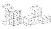 Компактный духовой шкаф с СВЧ Smeg SF4750MCAO фото 2 в Санкт-Петербурге