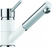 Смеситель Франке Sinta выдвижной шланг хром/белый фото в Санкт-Петербурге Смеситель Franke Sinta выдвижной шланг хром/белый фото в Санкт-Петербурге