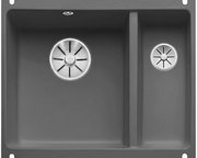 Мойка Бланко SUBLINE 350/150-U керамика отводная арматура InFino® базальт фото в Санкт-Петербурге Мойка Blanco SUBLINE 350/150-U керамика отводная арматура InFino® базальт фото в Санкт-Петербурге