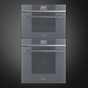 Компактный духовой шкаф с пароваркой Smeg SF4104VCS фото 4 в Санкт-Петербурге