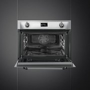 Духовой шкаф комбинированный с микроволновой печью Smeg SF4920MCX1 фото 3 в Санкт-Петербурге