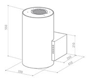 Вытяжка Faber Bios EG6 WH F32 фото 3 в Санкт-Петербурге
