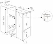 Встраиваемый холодильник Kuppersbusch FKGF 9835.0i фото 2 в Санкт-Петербурге