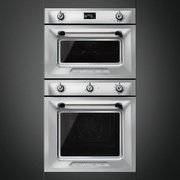Духовой шкаф комбинированный с микроволновой печью Smeg SF4920MCX1 фото 2 в Санкт-Петербурге