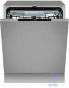 Встраиваемая посудомоечная машина Weissgauff BDW 6151 Inverter Touch AutoOpen Timer Floor фото 2 в Санкт-Петербурге