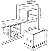 Духовой шкаф Smeg SCP805AO фото 3 в Санкт-Петербурге
