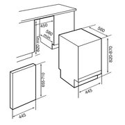 Посудомоечная машина Teka DW1 457 FI фото 3 в Санкт-Петербурге
