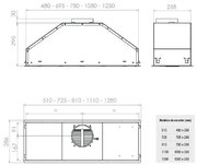 Встраиваемая вытяжка Pando GTI/810 INOX V.850 SEC фото 4 в Санкт-Петербурге