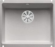 Мойка Бланко SUBLINE 500-U керамика отводная арматура InFino® серый алюминий фото в Санкт-Петербурге Мойка Blanco SUBLINE 500-U керамика отводная арматура InFino® серый алюминий фото в Санкт-Петербурге