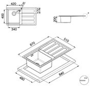 Мойка Смег LMN861D фото 2 в Санкт-Петербурге Мойка Smeg LMN861D фото 2 в Санкт-Петербурге