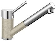 Смеситель Бланко Antas-S chrome/Silgranit песочный фото в Санкт-Петербурге Смеситель Blanco Antas-S chrome/Silgranit песочный фото в Санкт-Петербурге