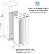 Встраиваемый винный шкаф Pando PVMAV 178-112CRL фото 3 в Санкт-Петербурге