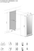 Винный шкаф Dunavox DX-123.338DB фото 3 в Санкт-Петербурге