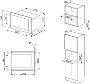 Встраиваемая микроволновая печь Smeg FMI625CN фото 4 в Санкт-Петербурге