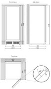 Винный шкаф Dunavox DX-70.258SS фото 4 в Санкт-Петербурге