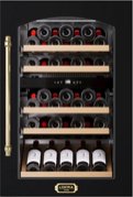 Встраиваемый винный шкаф Lofra ZBRNM41MD/O CANTINA 41 NERO MAT OTTONE 2T фото в Санкт-Петербурге
