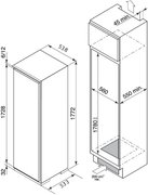 Встраиваемый однокамерный холодильник De Dietrich DRS 635 JE фото 2 в Санкт-Петербурге